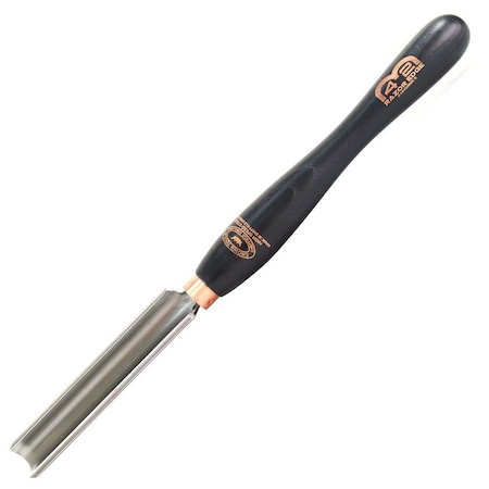 Crown Tools 3/4 Inch M42 Roughing Out Gouge, 10 Inch Black Ash Handle 25308